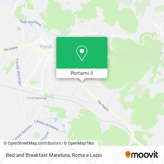 Mappa Bed and Breakfast Mareluna