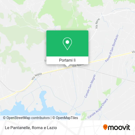 Mappa Le Pantanelle