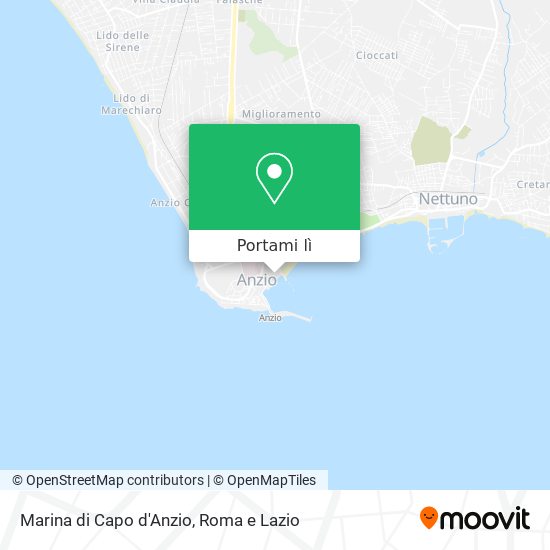 Mappa Marina di Capo d'Anzio