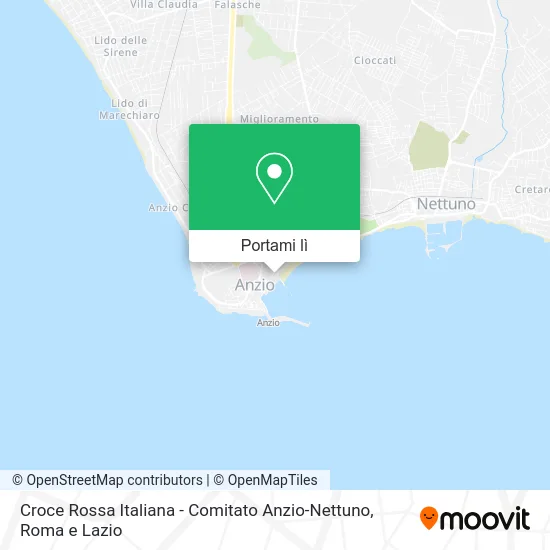 Mappa Croce Rossa Italiana - Comitato Anzio-Nettuno