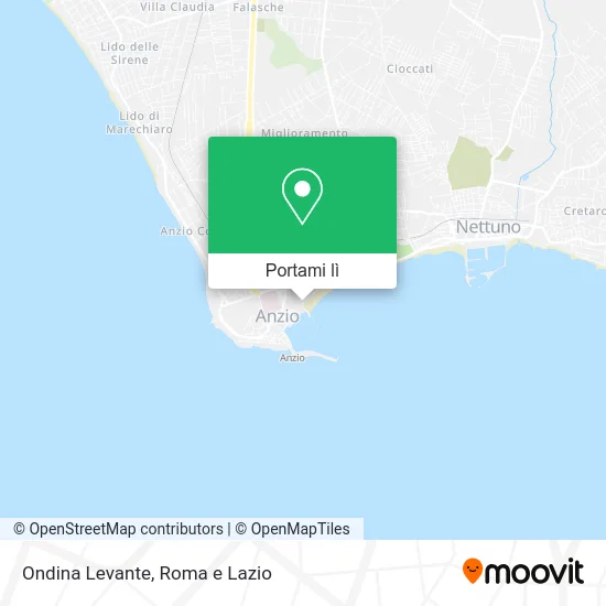 Mappa Ondina Levante