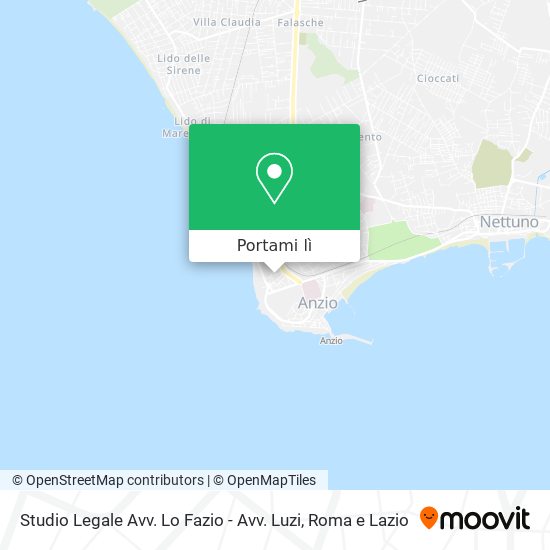 Mappa Studio Legale Avv. Lo Fazio - Avv. Luzi
