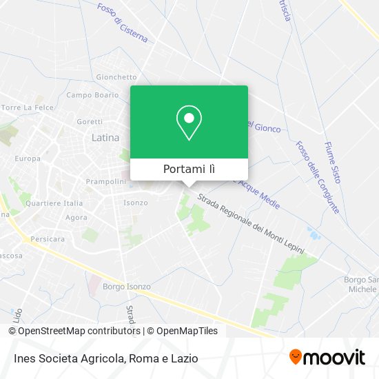 Mappa Ines Societa Agricola