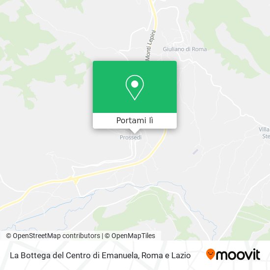 Mappa La Bottega del Centro di Emanuela