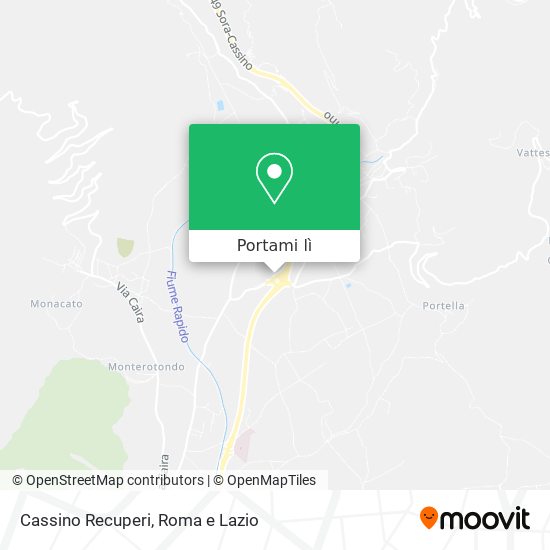 Mappa Cassino Recuperi