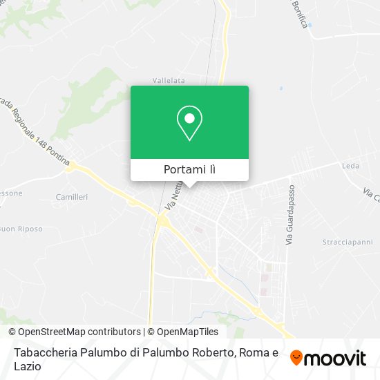 Mappa Tabaccheria Palumbo di Palumbo Roberto