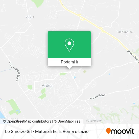 Mappa Lo Smorzo Srl - Materiali Edili