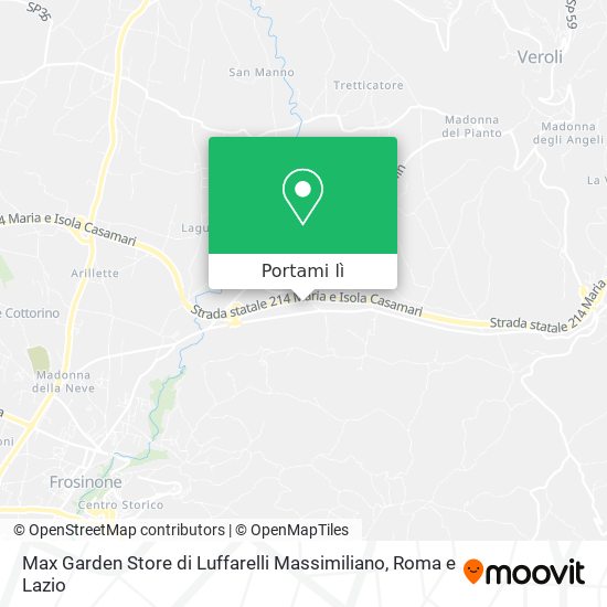 Mappa Max Garden Store di Luffarelli Massimiliano