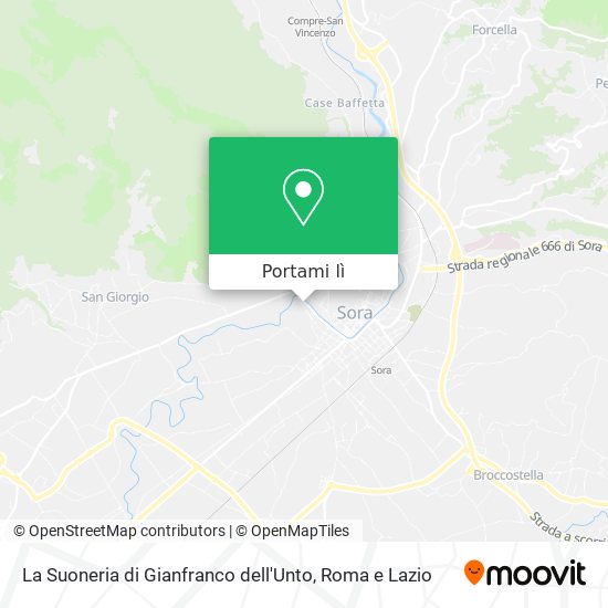 Mappa La Suoneria di Gianfranco dell'Unto