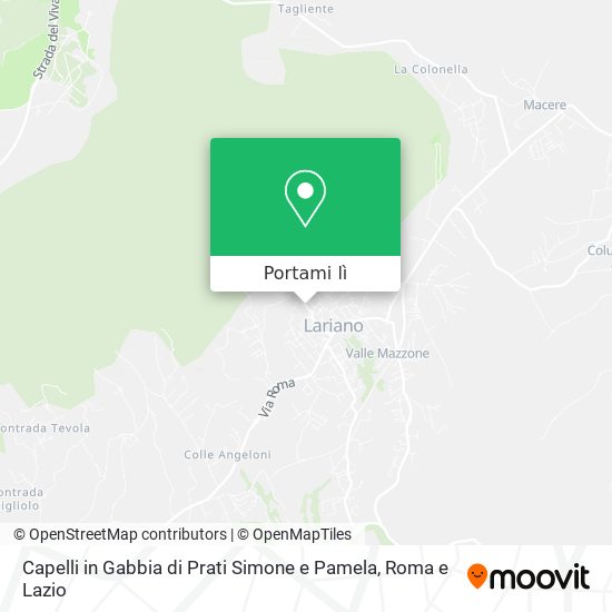 Mappa Capelli in Gabbia di Prati Simone e Pamela