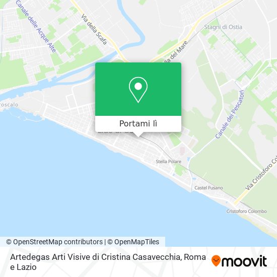 Mappa Artedegas Arti Visive di Cristina Casavecchia