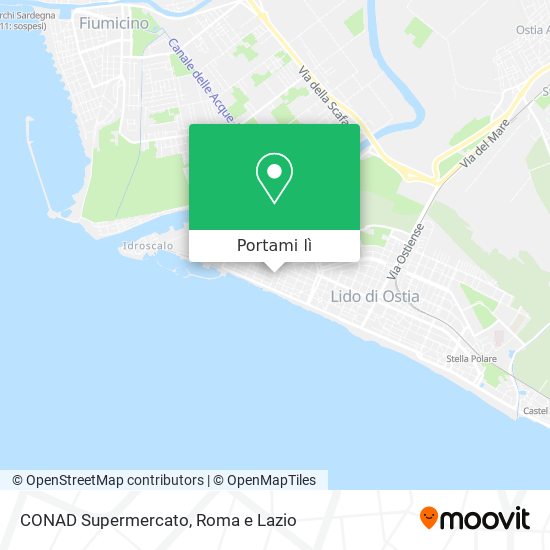 Mappa CONAD Supermercato