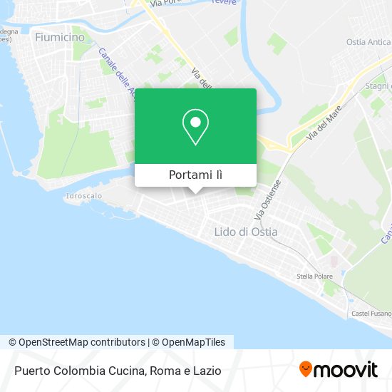 Mappa Puerto Colombia Cucina
