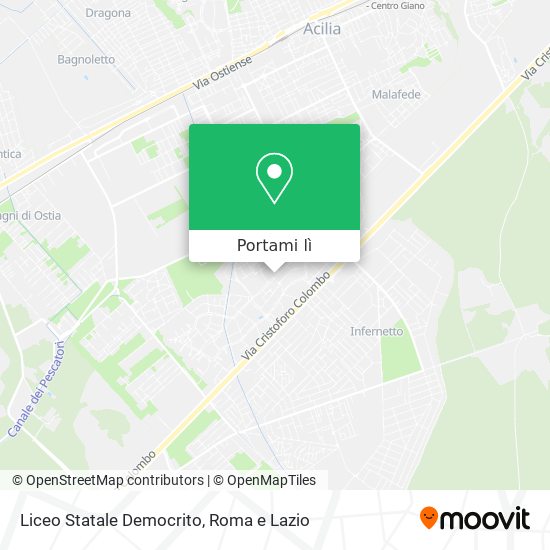 Mappa Liceo Statale Democrito