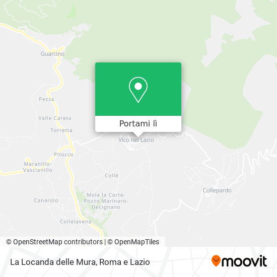 Mappa La Locanda delle Mura