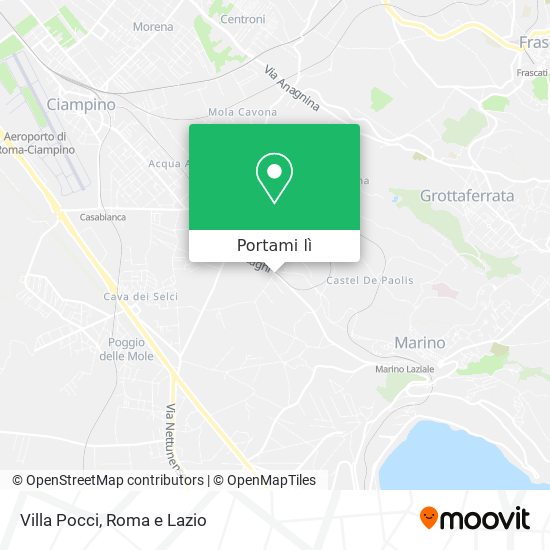 Mappa Villa Pocci