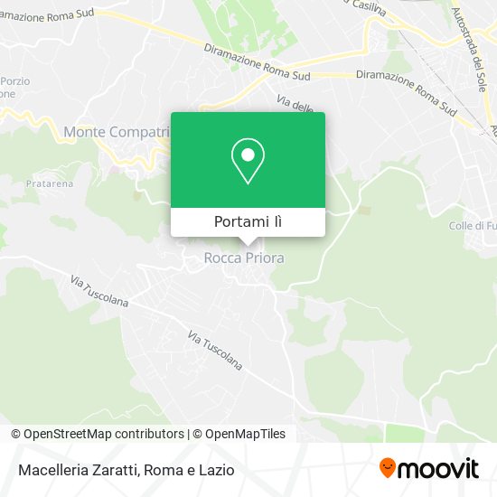 Mappa Macelleria Zaratti