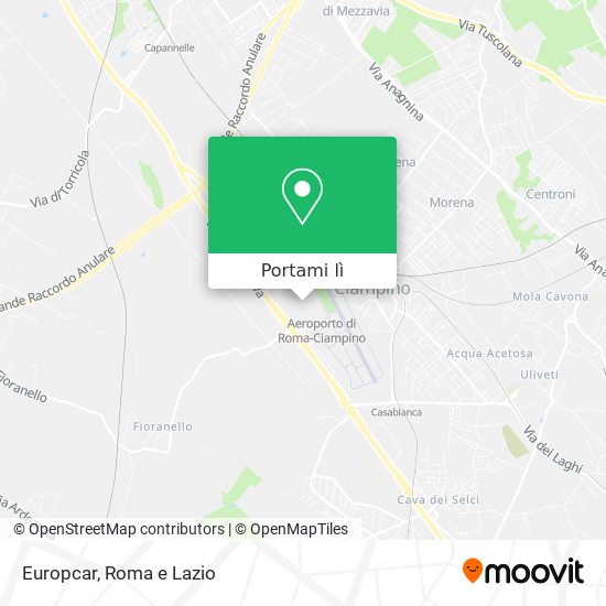 Mappa Europcar