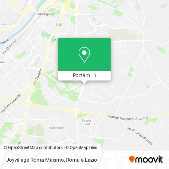 Mappa Joyvillage Roma Maximo
