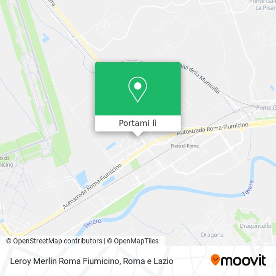 Mappa Leroy Merlin Roma Fiumicino