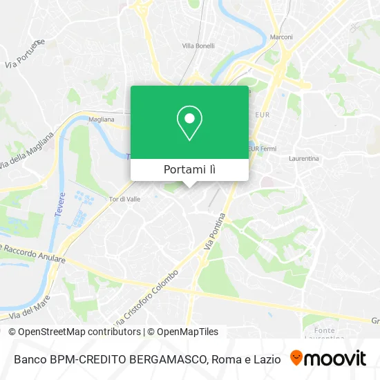 Mappa Banco BPM-CREDITO BERGAMASCO