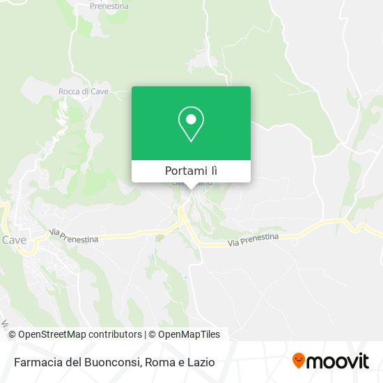 Mappa Farmacia del Buonconsi