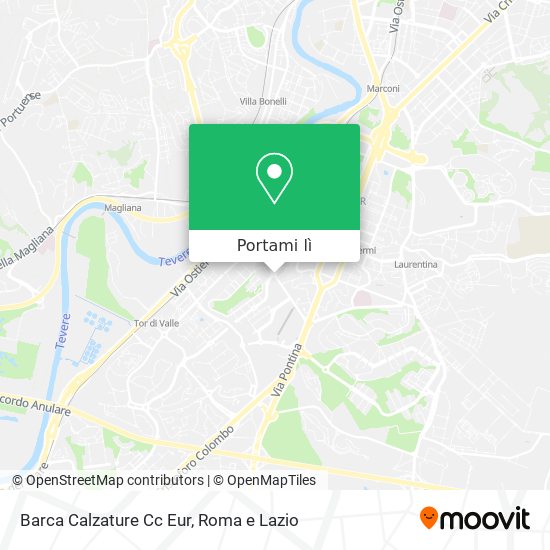 Mappa Barca Calzature Cc Eur
