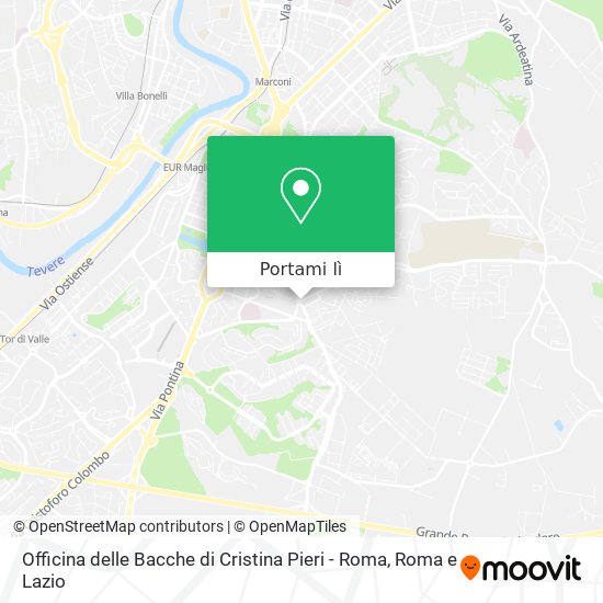 Mappa Officina delle Bacche di Cristina Pieri - Roma