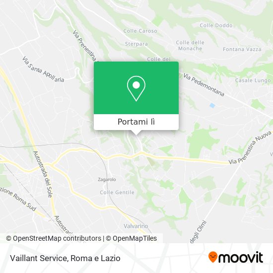 Mappa Vaillant Service