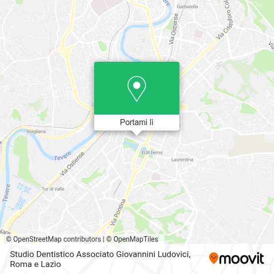 Mappa Studio Dentistico Associato Giovannini Ludovici