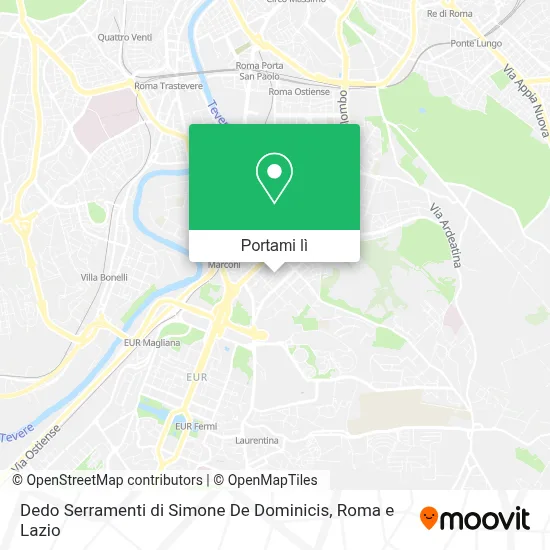 Mappa Dedo Serramenti di Simone De Dominicis