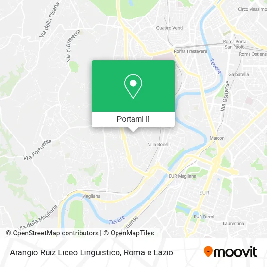 Mappa Arangio Ruiz Liceo Linguistico