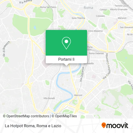 Mappa La Hotpot Roma