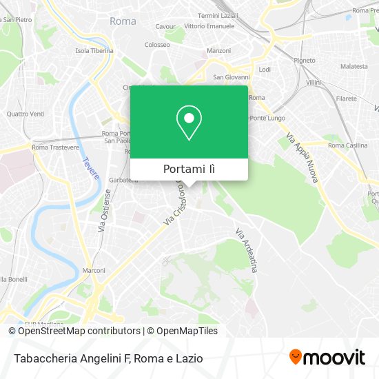 Mappa Tabaccheria Angelini F