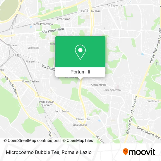 Mappa Microcosmo Bubble Tea