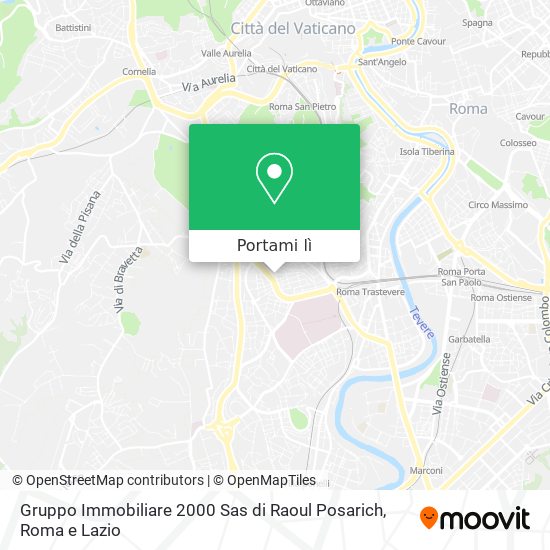 Mappa Gruppo Immobiliare 2000 Sas di Raoul Posarich