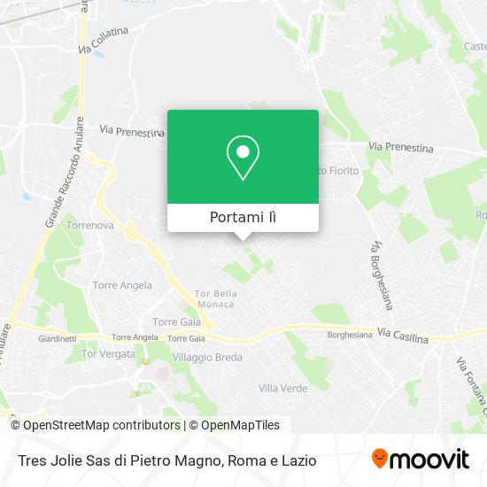 Mappa Tres Jolie Sas di Pietro Magno