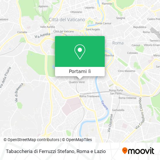 Mappa Tabaccheria di Ferruzzi Stefano