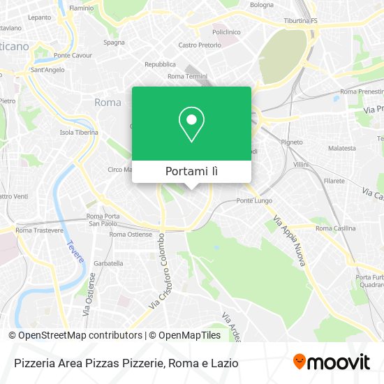Mappa Pizzeria Area Pizzas Pizzerie
