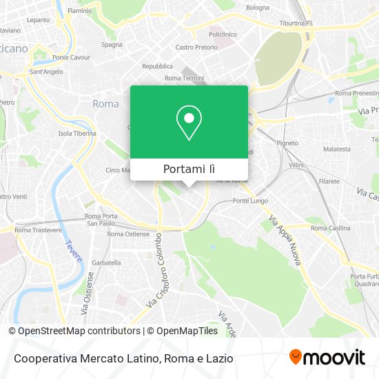 Mappa Cooperativa Mercato Latino