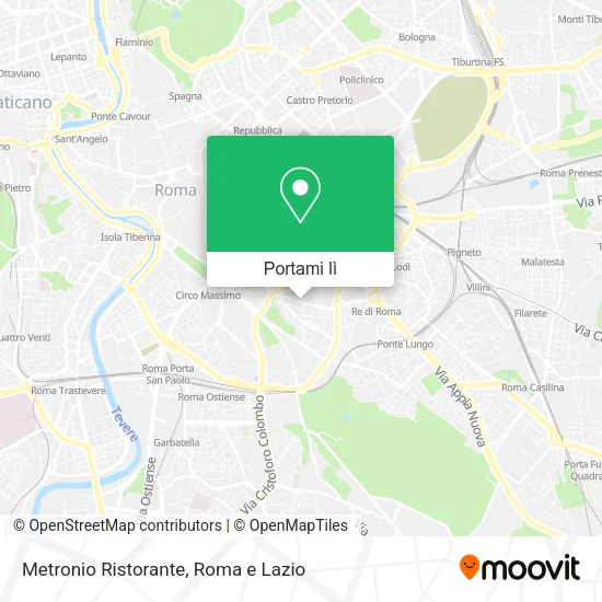 Mappa Metronio Ristorante