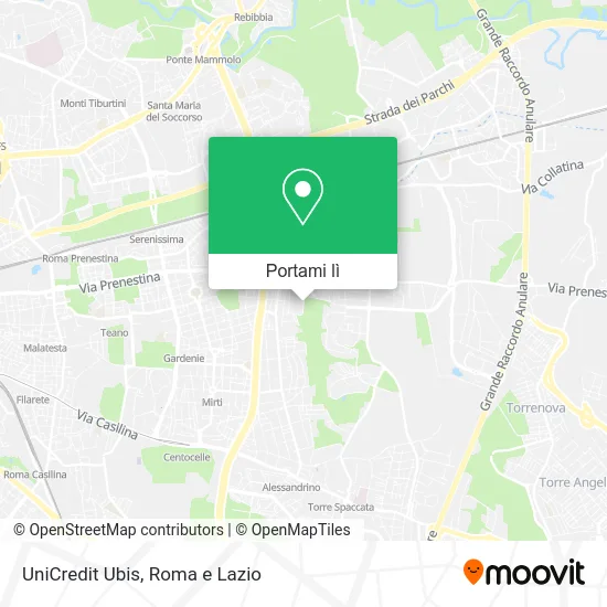 Mappa UniCredit Ubis