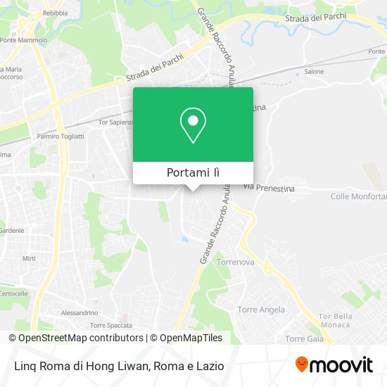 Mappa Linq Roma di Hong Liwan