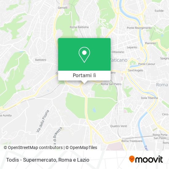 Mappa Todis - Supermercato