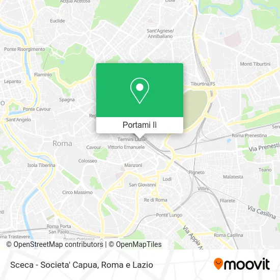 Mappa Sceca - Societa' Capua