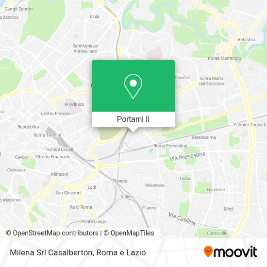 Mappa Milena Srl Casalberton