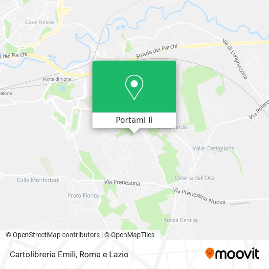 Mappa Cartolibreria Emili