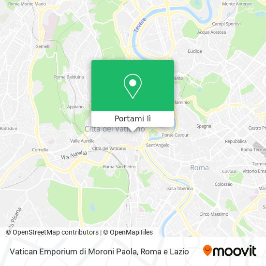 Mappa Vatican Emporium di Moroni Paola