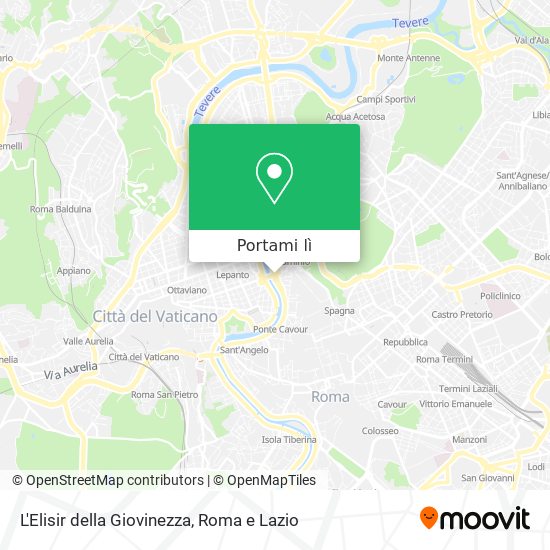 Mappa L'Elisir della Giovinezza