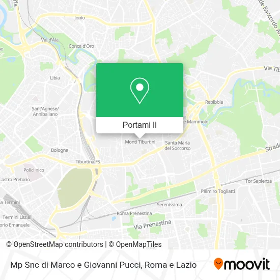 Mappa Mp Snc di Marco e Giovanni Pucci